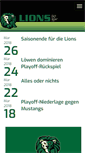 Mobile Screenshot of dornbirn-lions.at