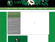 Tablet Screenshot of dornbirn-lions.at